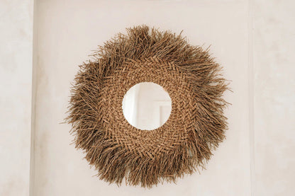 De Early Monday Spiegel - Naturel 75x75cm