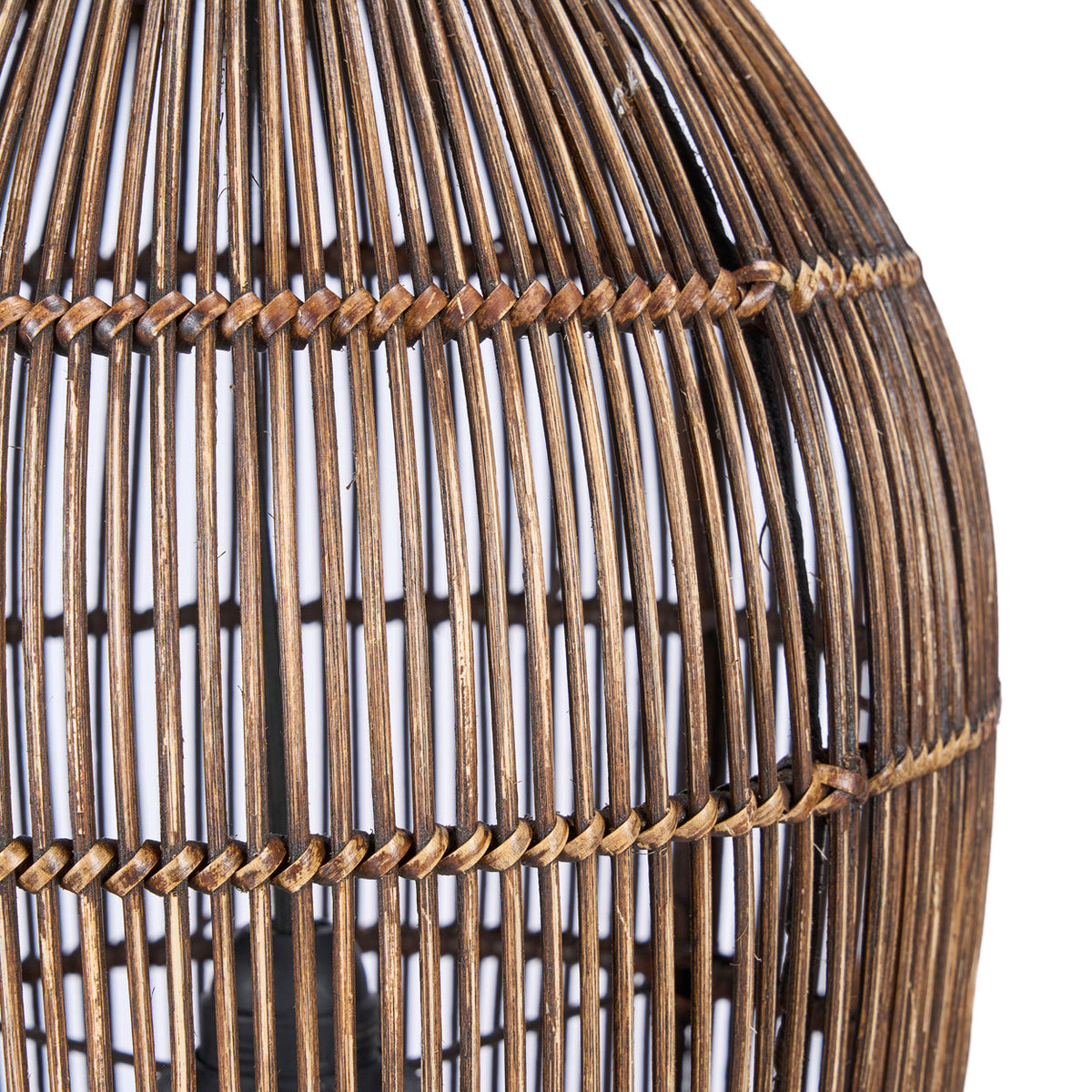 De Woven Bell Hanglamp Donker Walnoot S Bazar Bizar