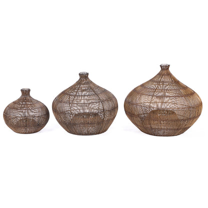 De Desert Gourd Hanglamp Donker Walnoot Large Bazar Bizar