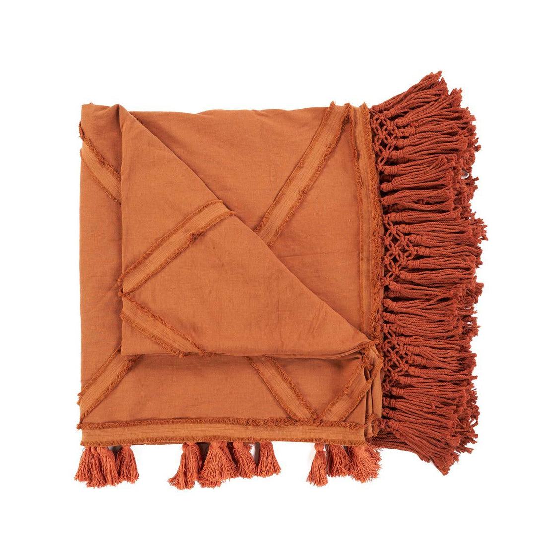 De Berber Bedsprei - Terracotta