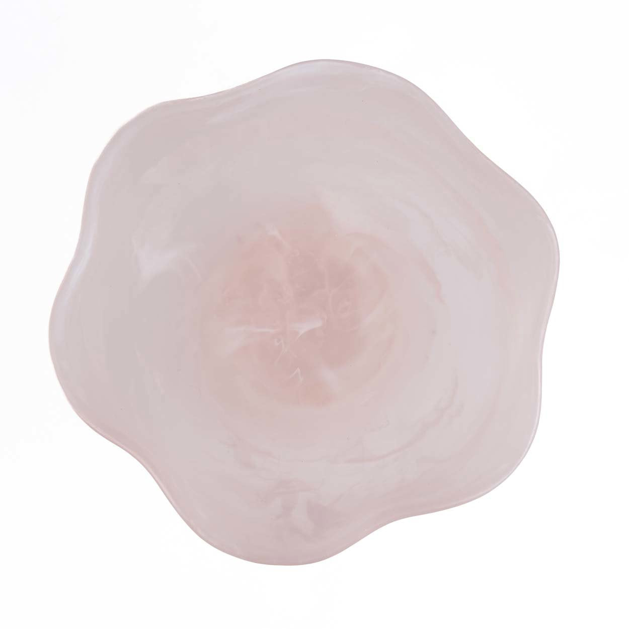 De Resin Organische Fruitstand Roze Wit Bazar Bizar