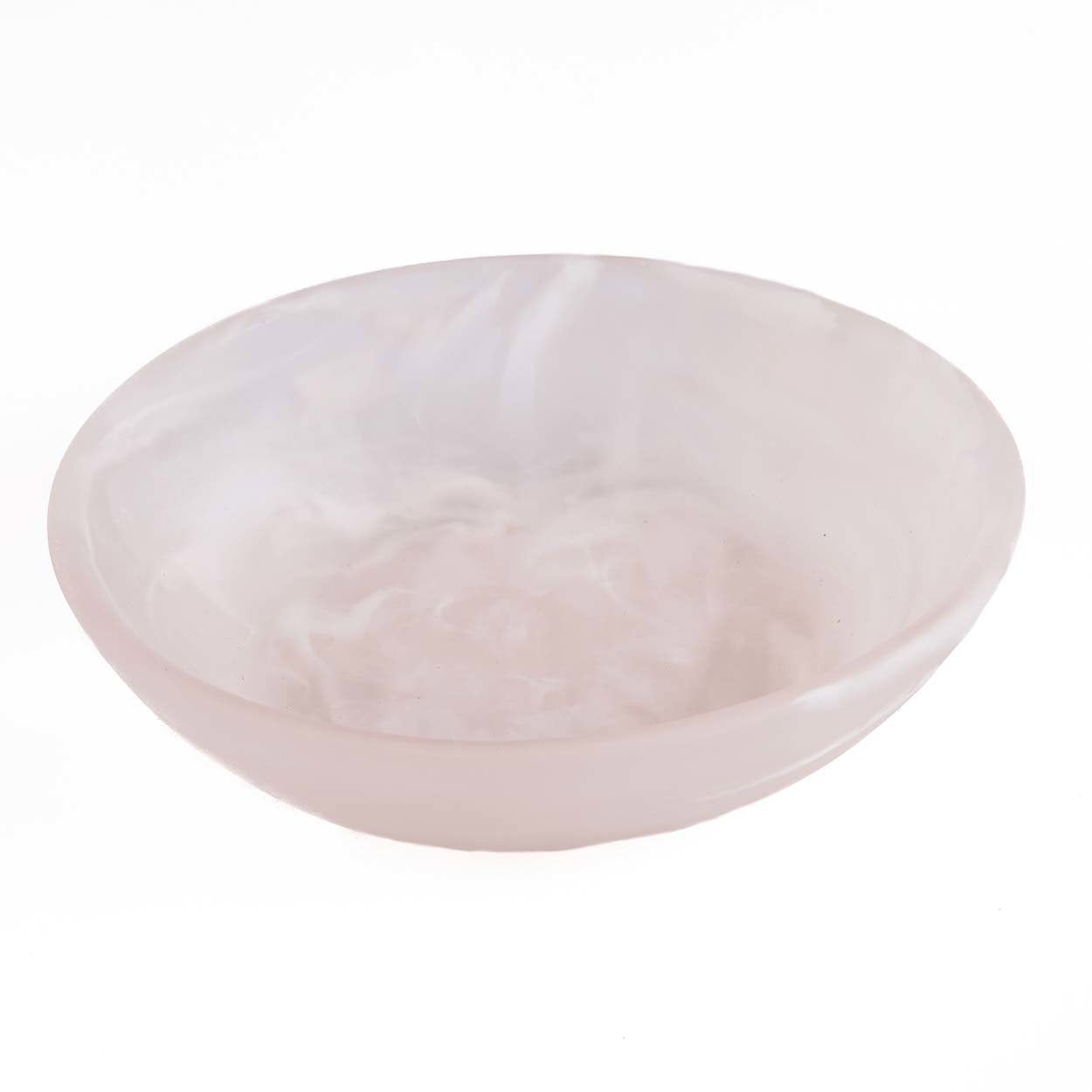 De Resin Organic Kom Roze Wit Medium Bazar Bizar