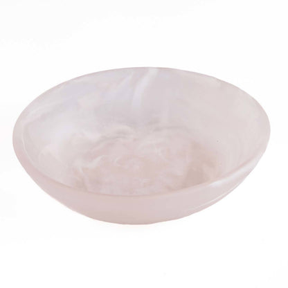 De Resin Organic Kom Roze Wit Medium Bazar Bizar
