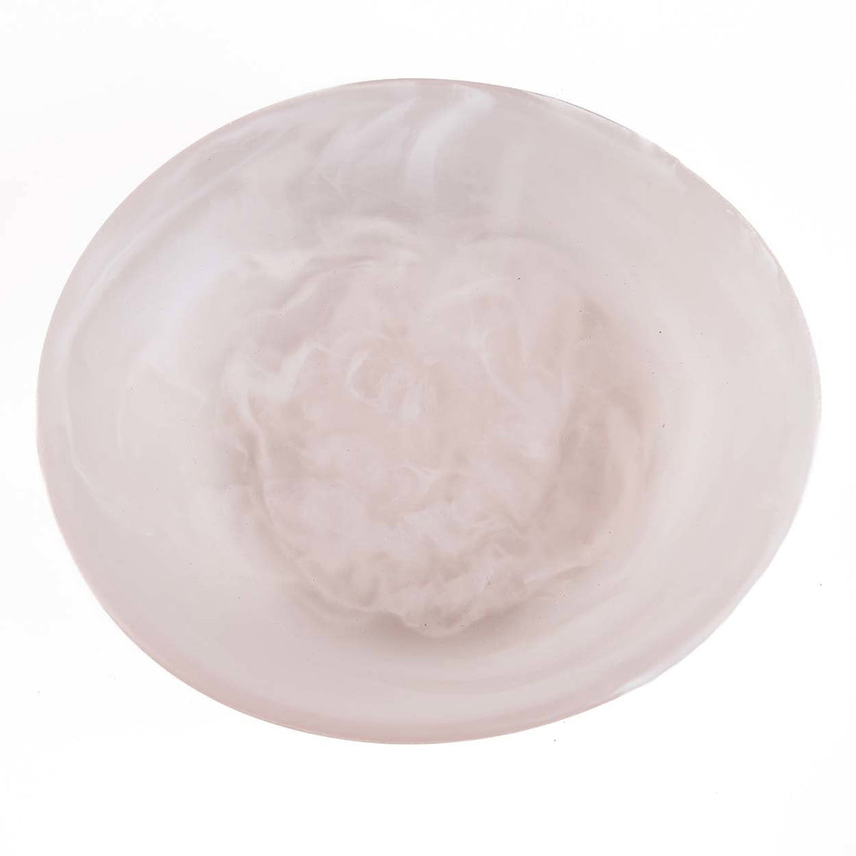 Die Resin Organic Schale Rosa Weiß Medium Bazar Bizar