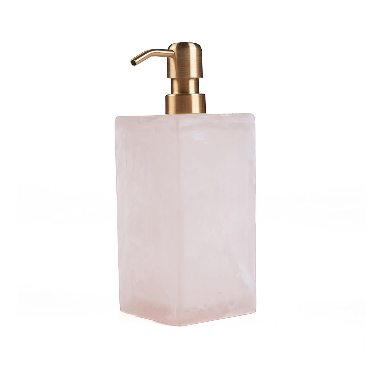 Der Resin-Seifenspender – Rosa-Weiß Bazar Bizar
