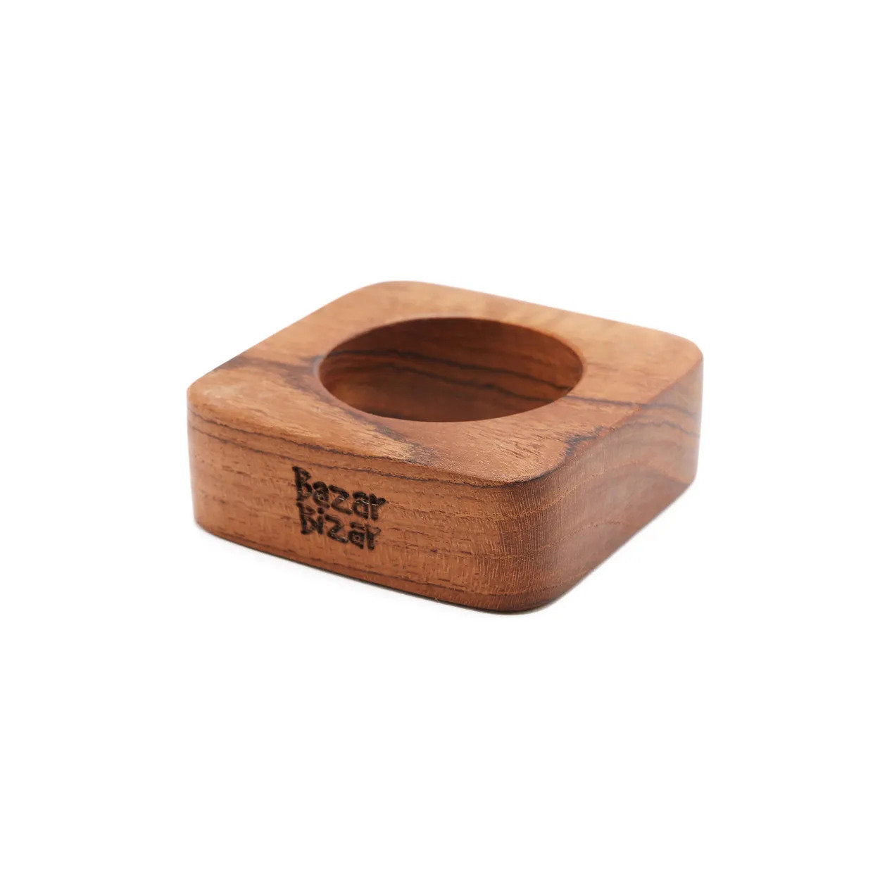 De Teak Root Servetring - Set van 4