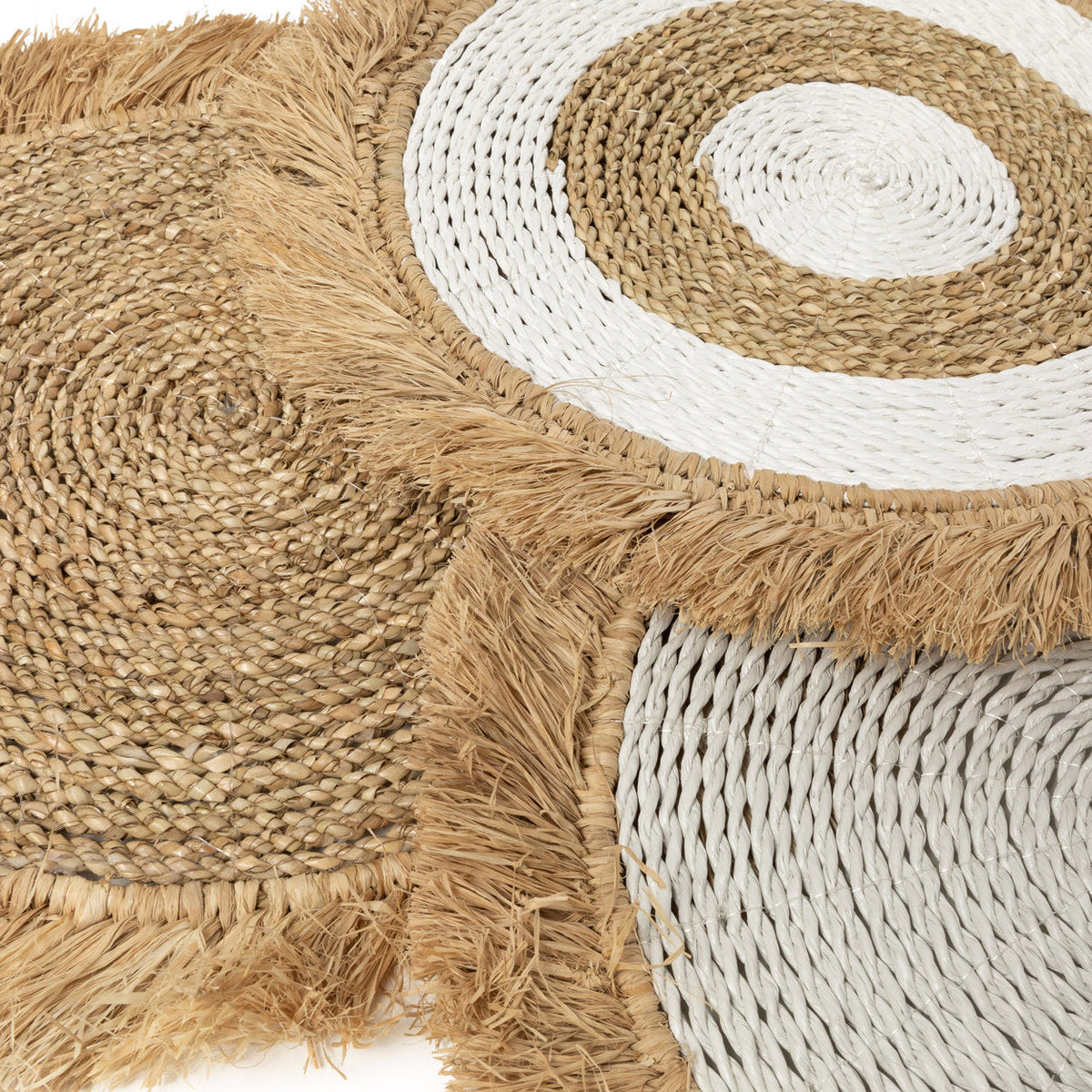 Die Seagrass-Raffia-Tischmatte – Naturel Bazar Bizar