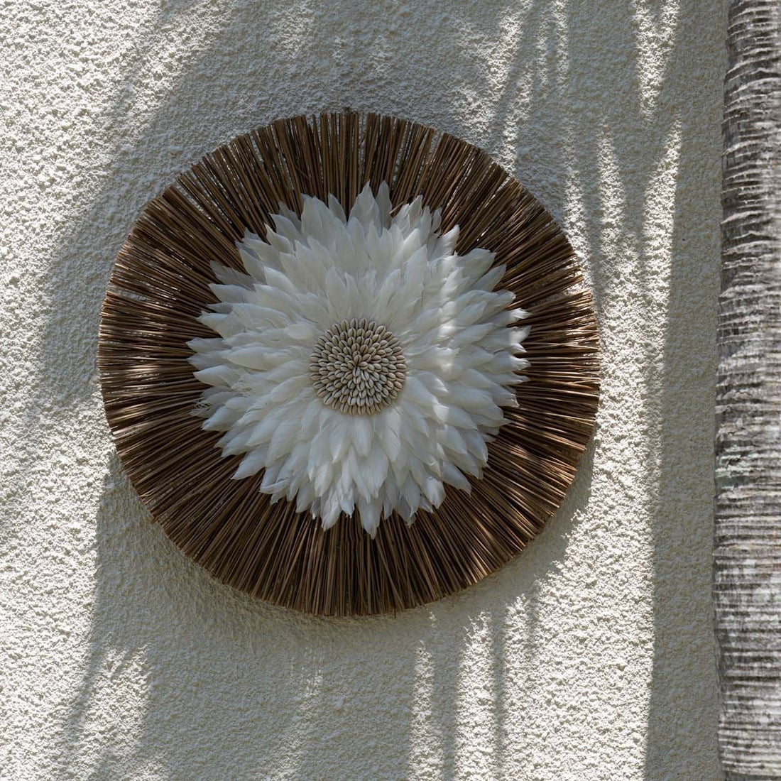 De Alang Feather Juju - Naturel Wit