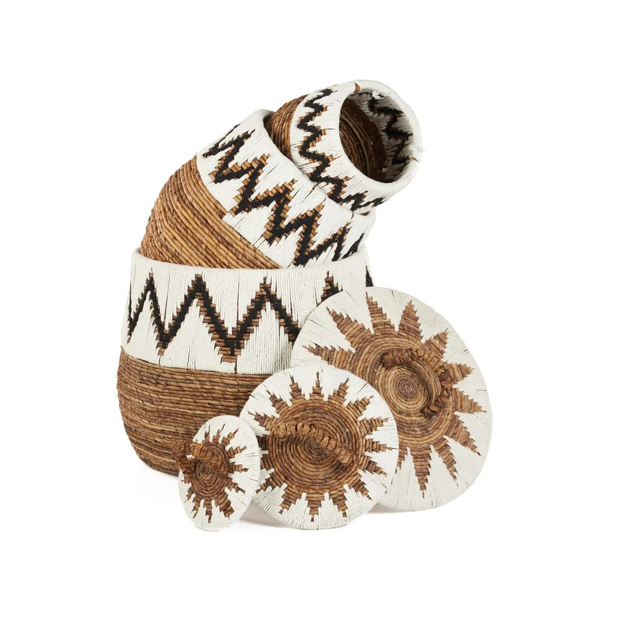 De Little Bay Beach Mand Naturel Wit Medium Bazar Bizar