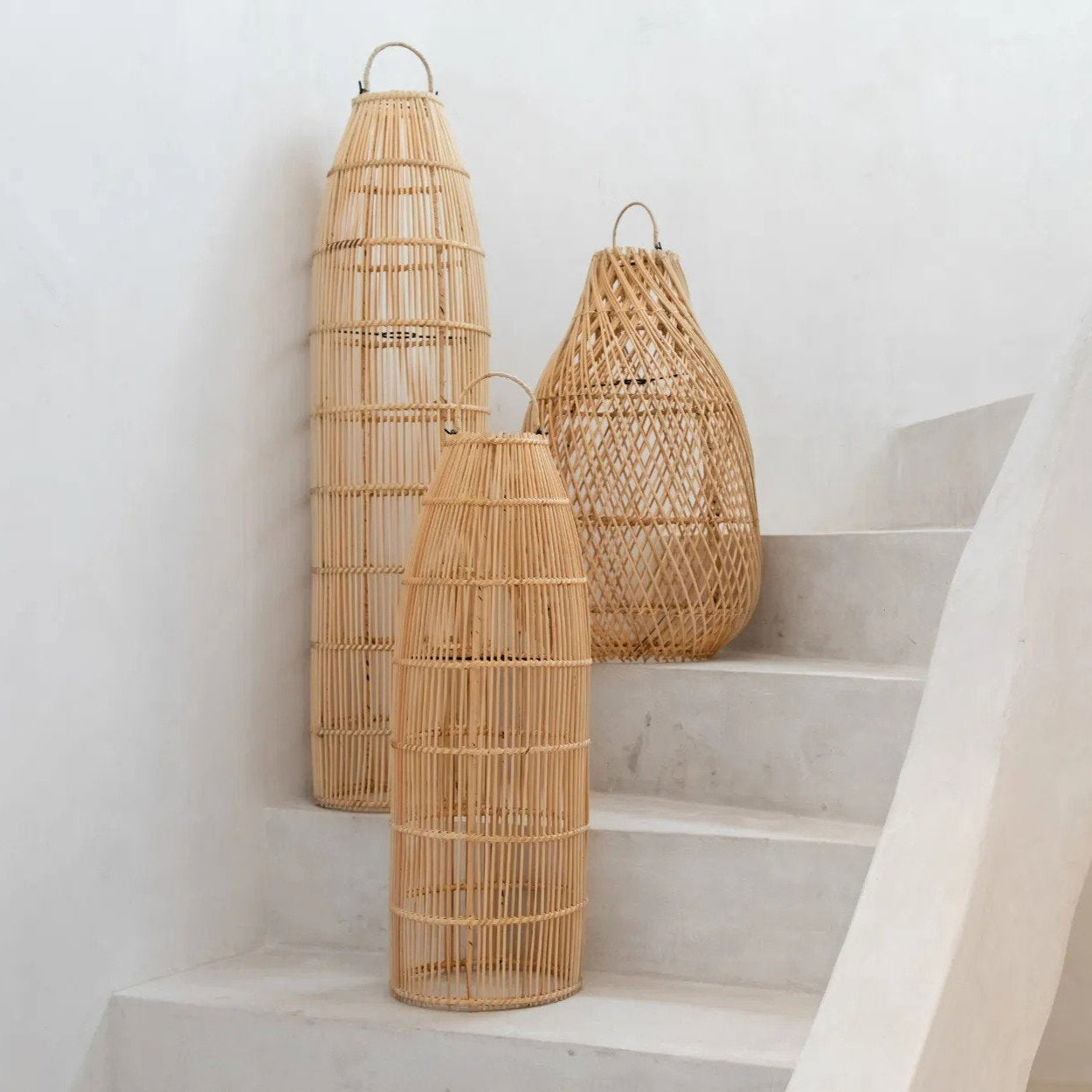 De Fish Trap Hanglamp - Naturel - Large