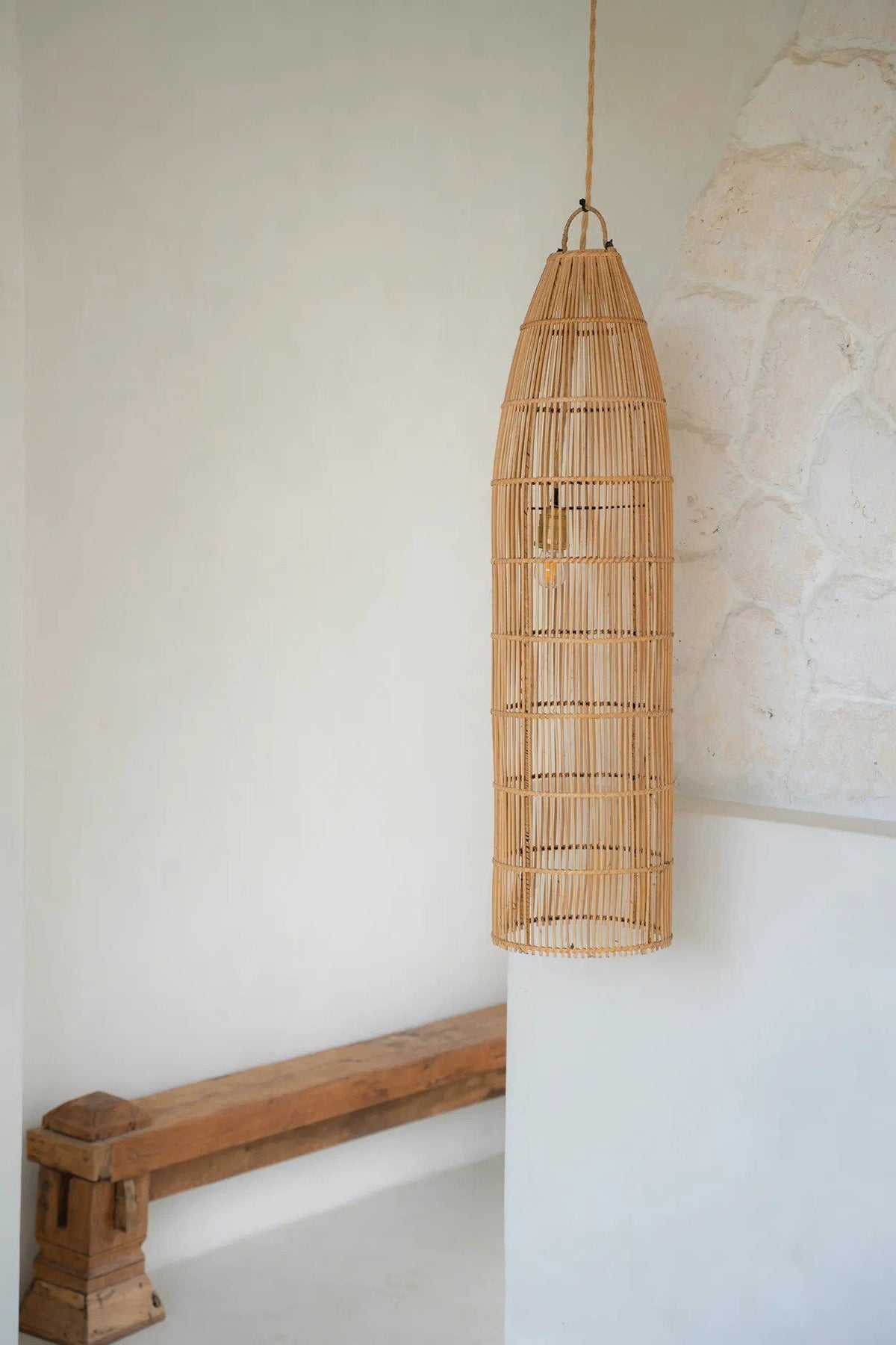 De Fish Trap Hanglamp Naturel Large Bazar Bizar