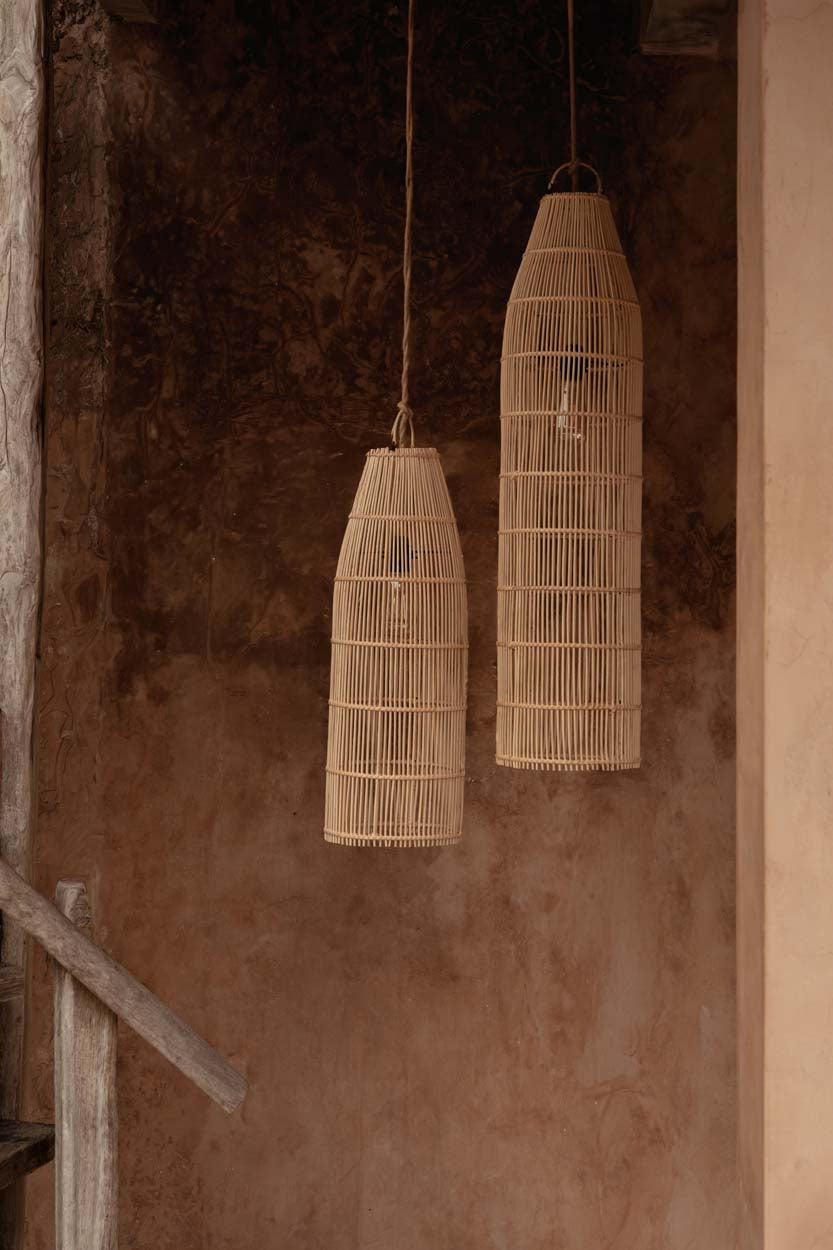 De Fish Trap Hanglamp - Naturel - Medium