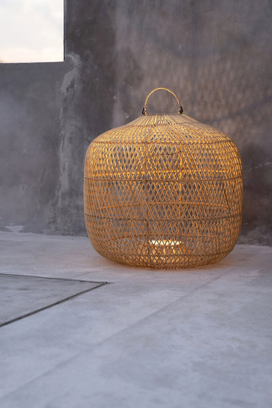 De Batu Bolong Hanglamp - Naturel - Medium Bazar Bizar