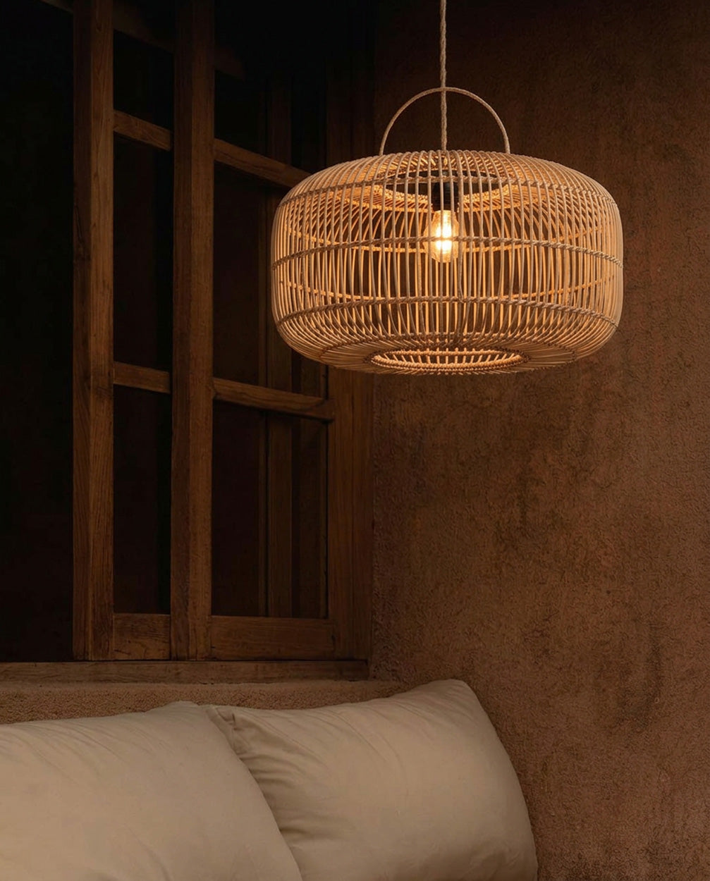 De Arun Hanglamp - Naturel - Large  Bazar Bizar