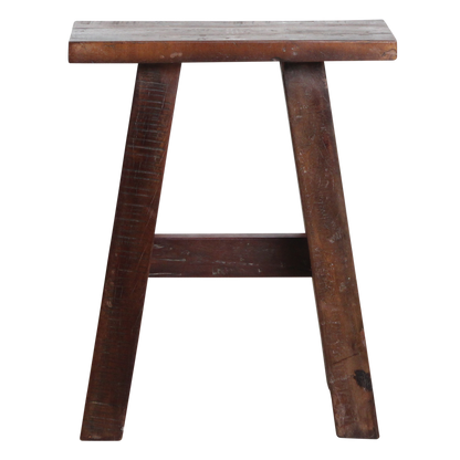 Houten Bankje Factory Bruin Gerecycled Hout Raw Material