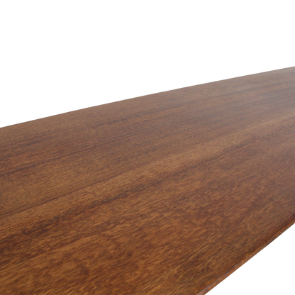 Eetkamerbank Bullnose Bruin Mangohout 240cm Raw Materials