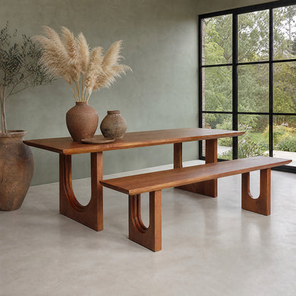 Bullnose Eetkamerbank Chamfered 180cm Raw Materials