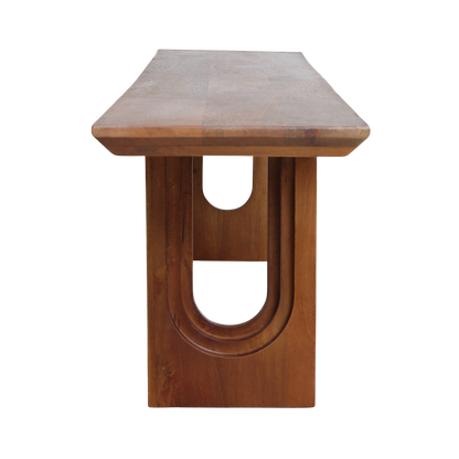 Eetkamerbank Bullnose Chamfered Mangohout 200cm Raw Materials
