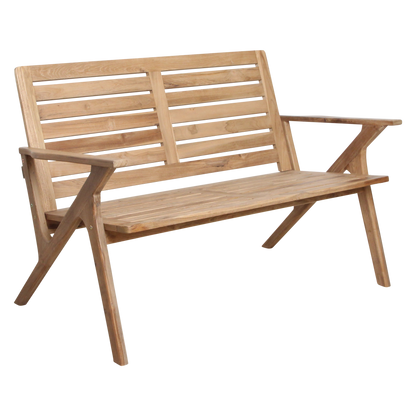 Tuinbank Odin Naturel Teakhout 122cm Raw Materials