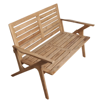 Tuinbank Odin Naturel Teakhout 122cm Raw Materials