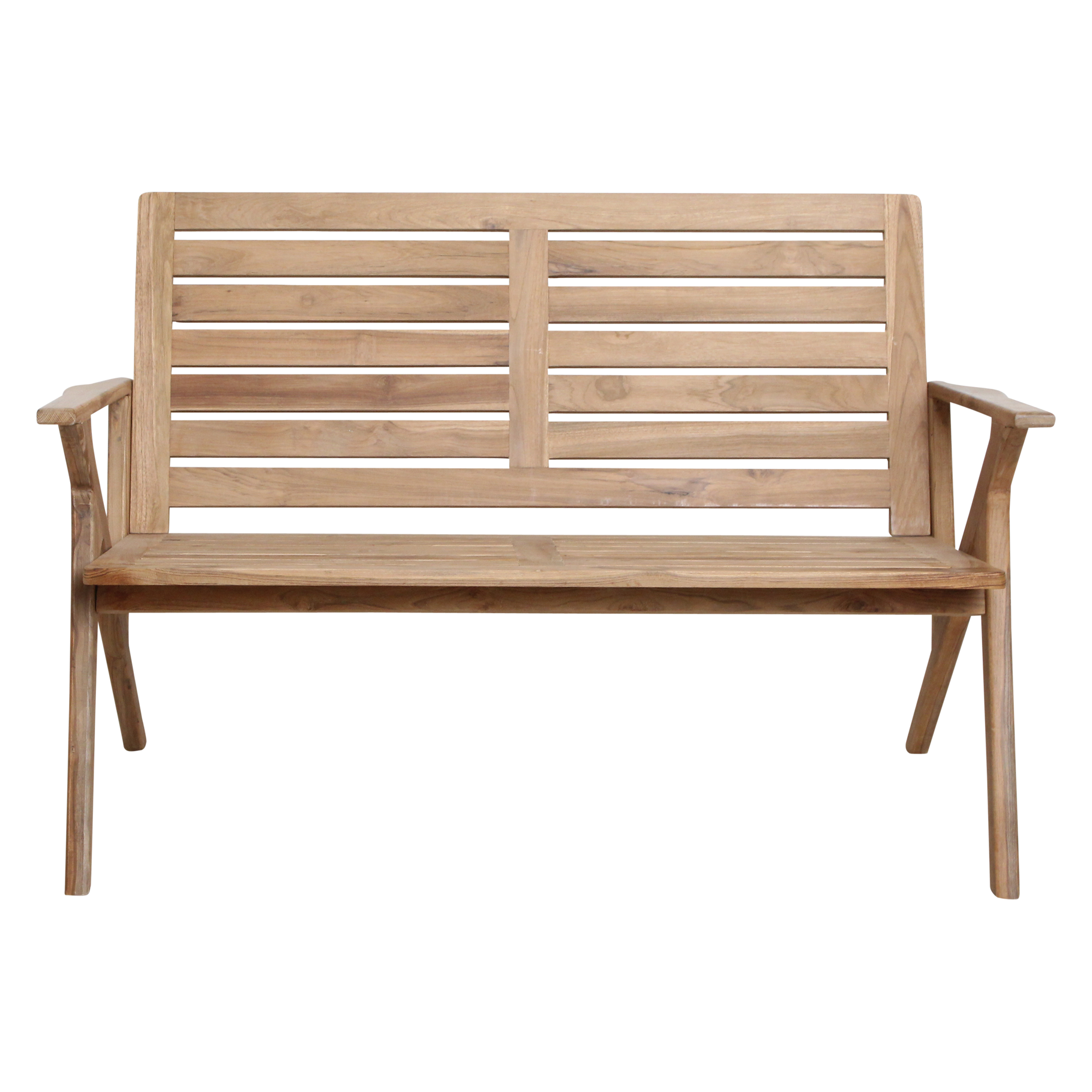 Tuinbank Odin Naturel Teakhout 122cm Raw Materials