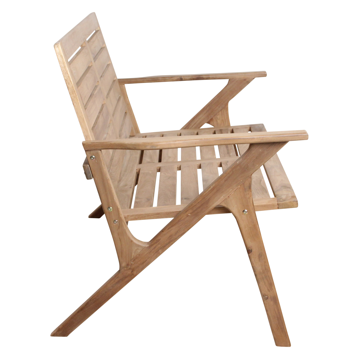 Tuinbank Odin Naturel Teakhout 122cm Raw Materials