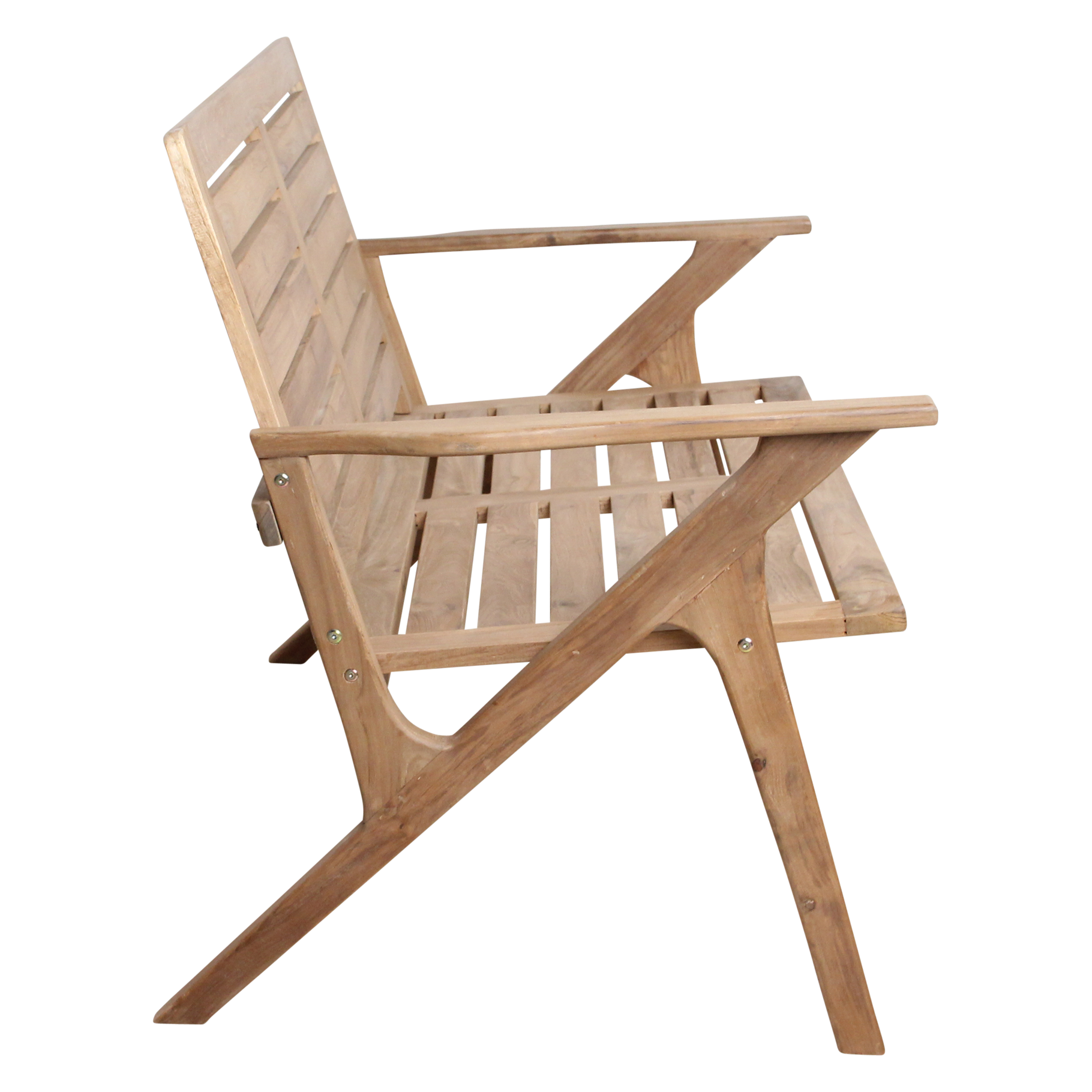 Tuinbank Odin Naturel Teakhout 122cm Raw Materials