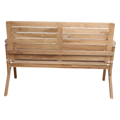 Tuinbank Odin Naturel Teakhout 122cm Raw Materials