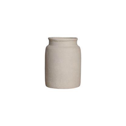 Chalk Dekorative Vase Mandore Medium Raw Materials