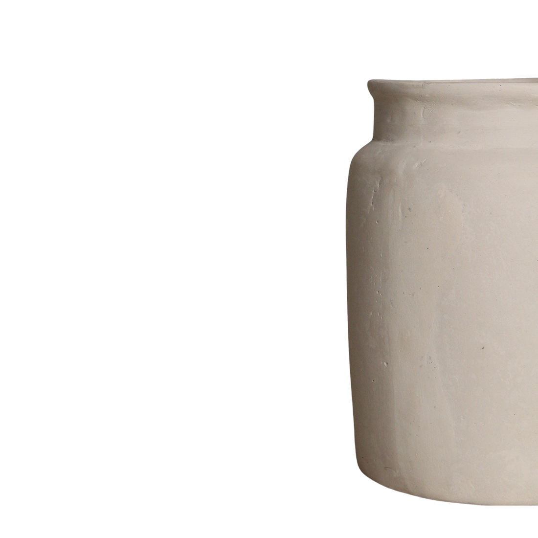 Chalk Dekorative Vase Mandore Medium Raw Materials