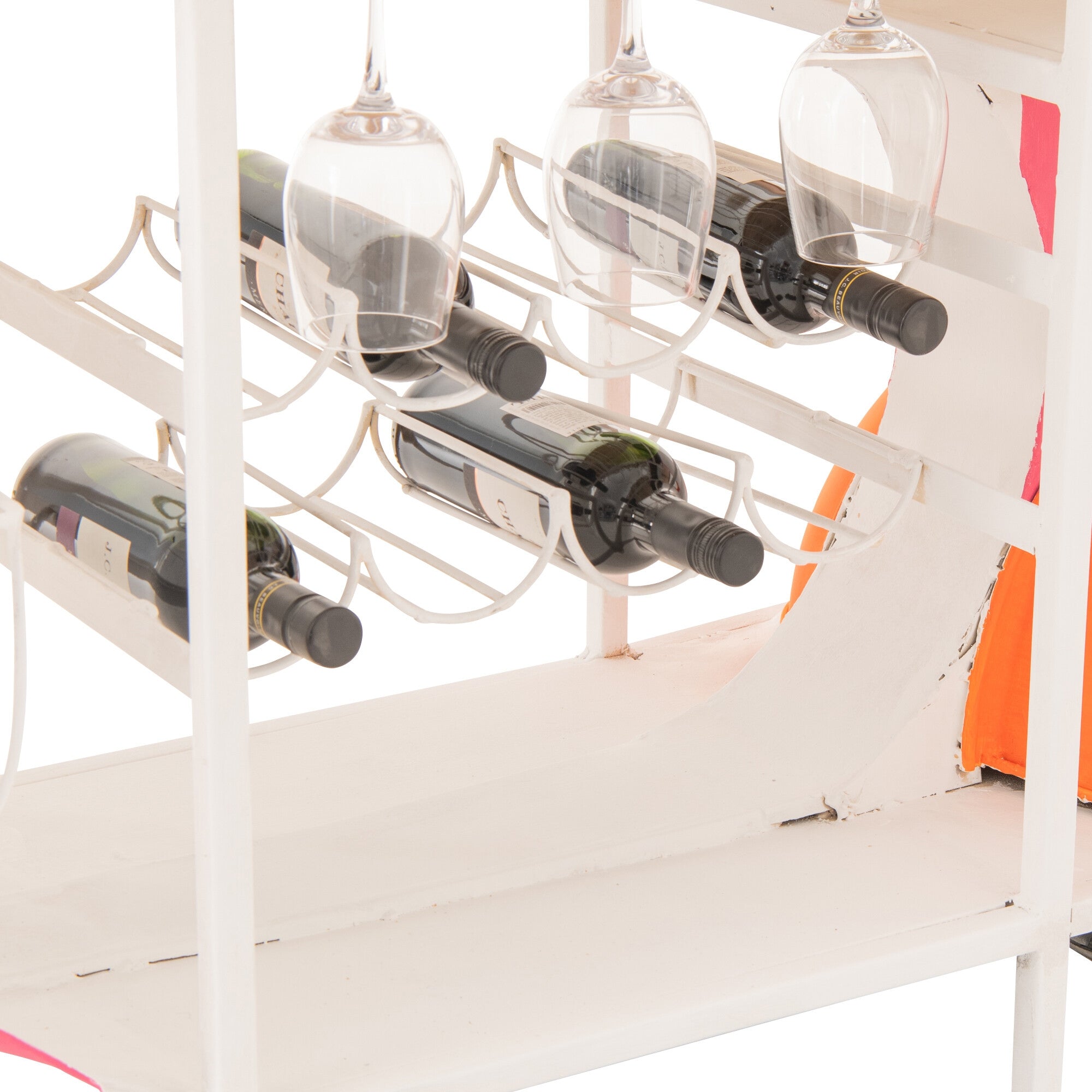 Barmeubel Retro Scooter Oranje Roze Wit | Unieke Retro Bar | J-Line