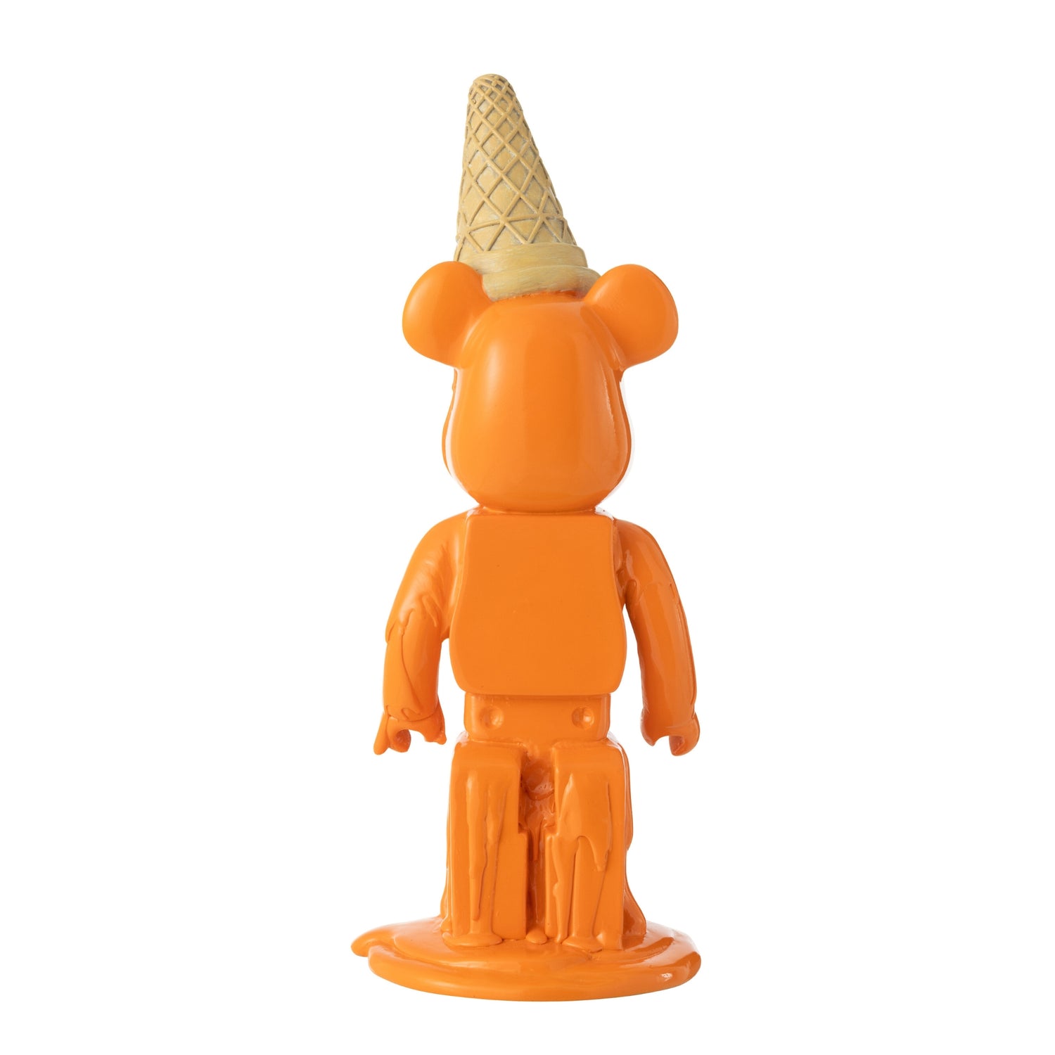 Beertje met IJshoorn op Hoofd Oranje Beeldje J-Line