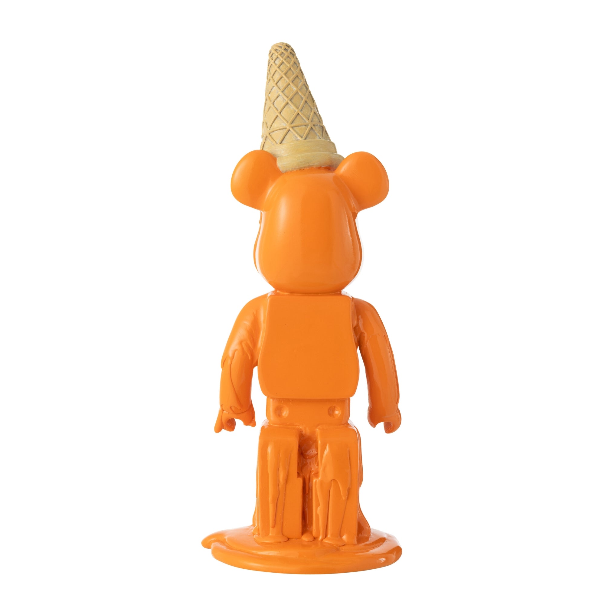 Beertje met IJshoorn op Hoofd Oranje Beeldje J-Line