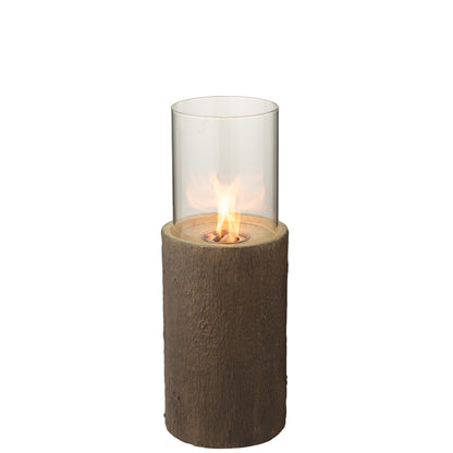 Buitenhaard Trunk Rond Hoog Donker Bruin J-Line