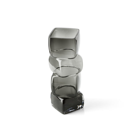 De Cubes Vaas – Donkergrijs – L