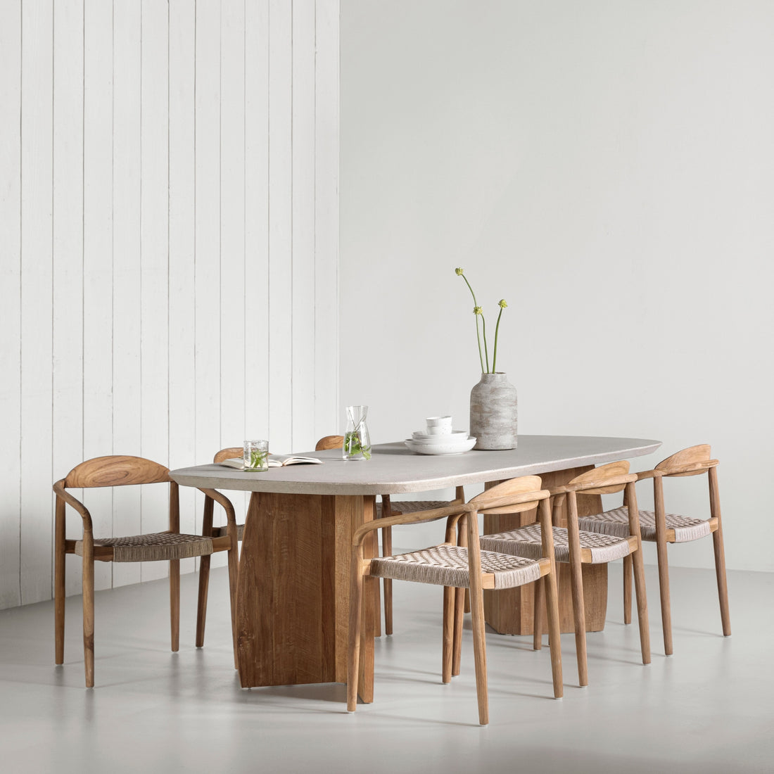 DTP Home Nova Eettafel Travertin 250cm