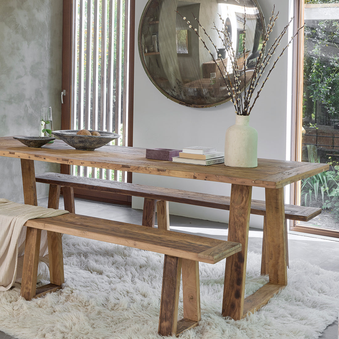 Raw Materials Farmwood Eettafel Gerecycled Teakhout