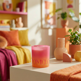 Geurkaars Oasis Oranje/Roze J-Line