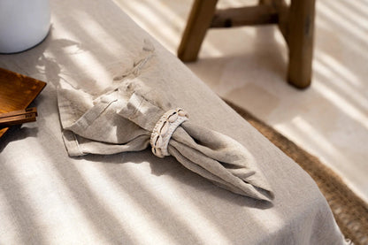 Het Linnen Servet - Beige - Set van 4