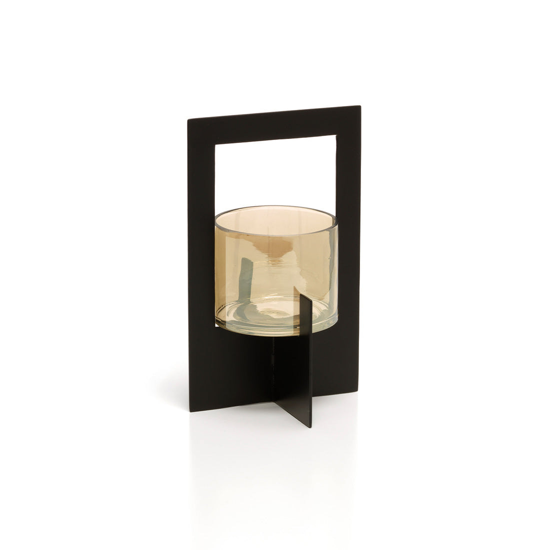 De Hurricane Framed Kandelaar Zwart Large Bazar Bizar