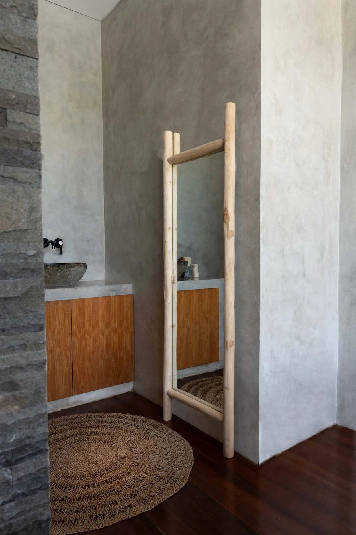 De Island Dressing Spiegel - Naturel 170x57cm