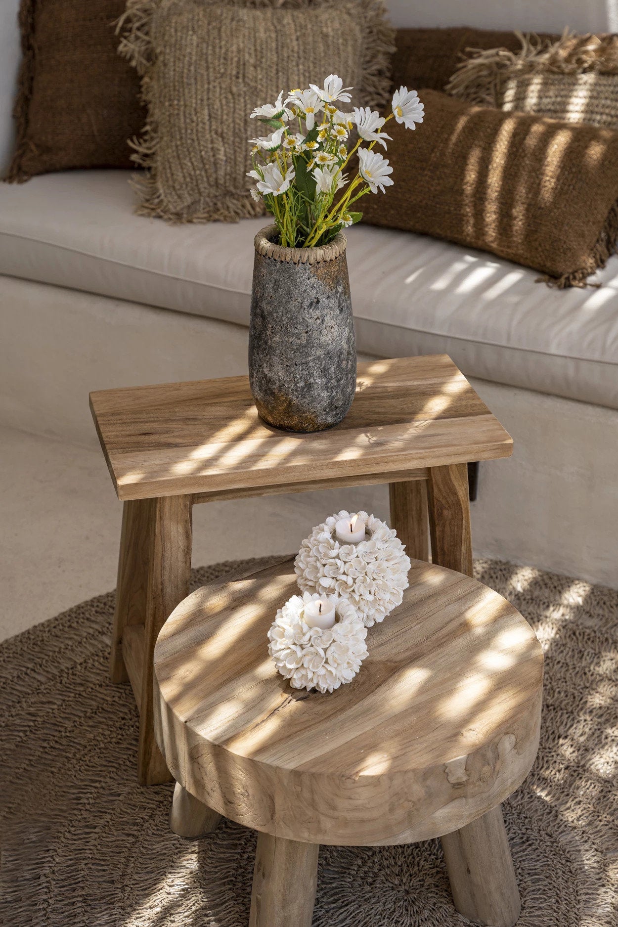 De Sneaky Vaas - Antiek Grijs - M