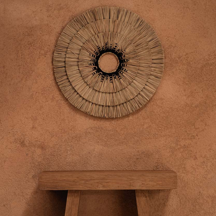 De Mengdong Muur Deco - Naturel Zwart