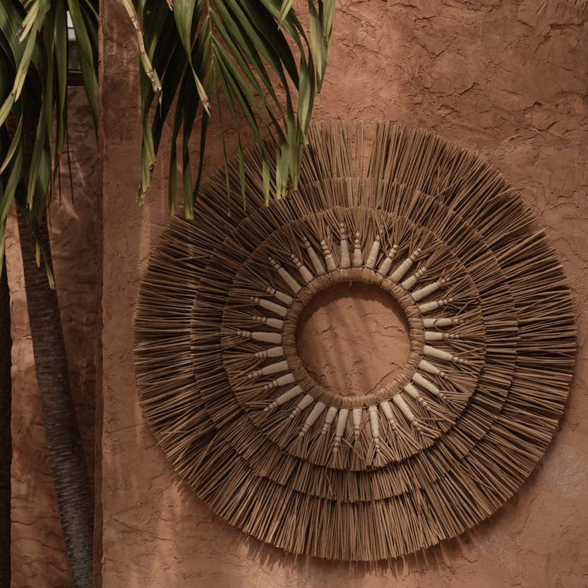 De Mengdong Muur Deco - Naturel Wit Bazar Bizar