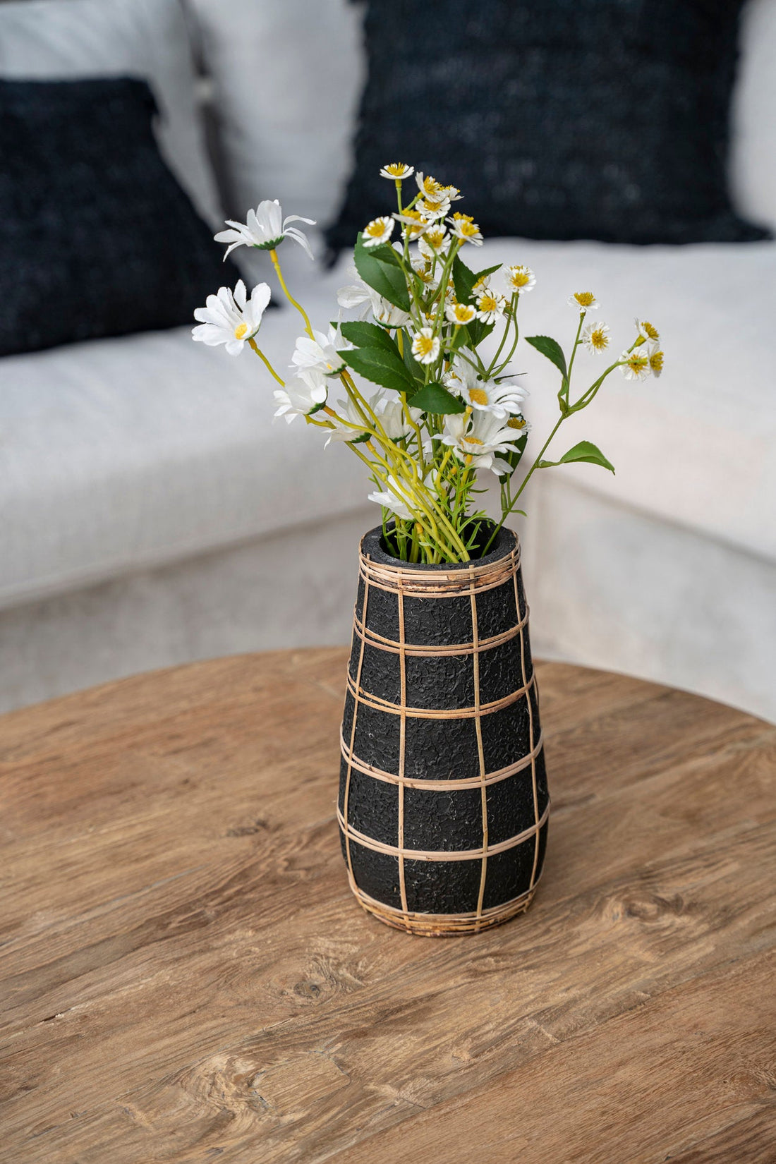 The Cutie Vase Black Naturel Large