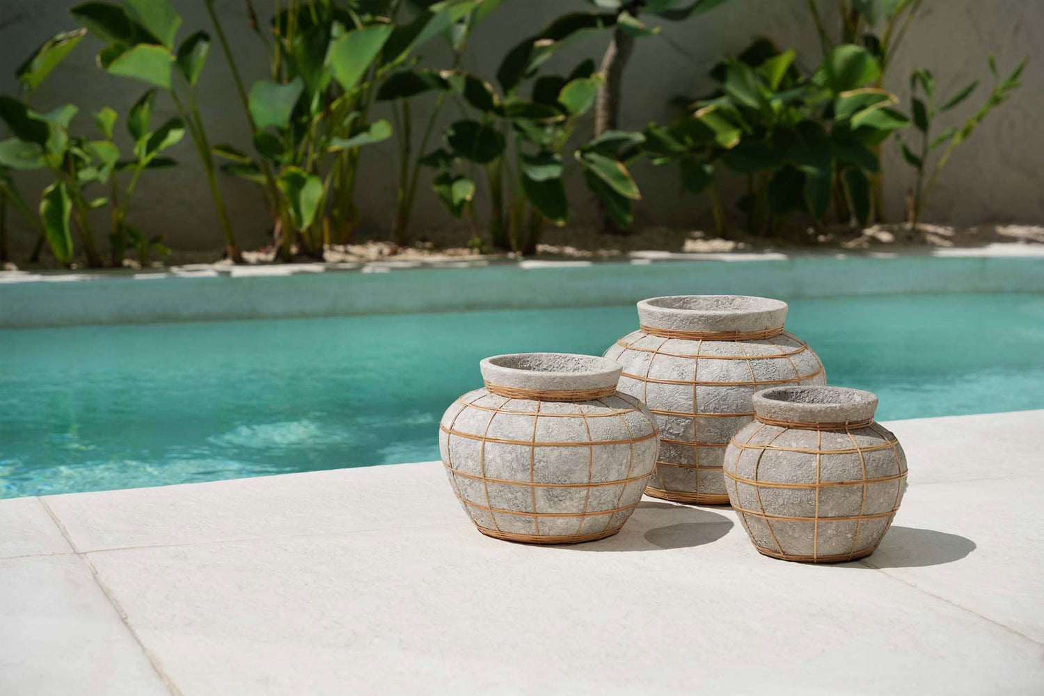 De Belly Vaas - Beton Grijs Naturel - L