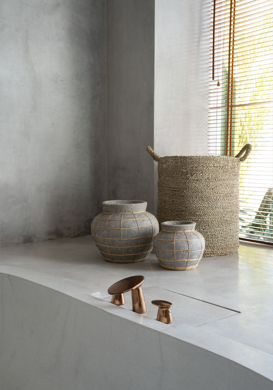 De Belly Vaas - Beton Grijs Naturel - S