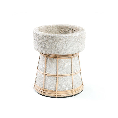 De Serene Kaarsenhouder - Betongrijs Naturel - M