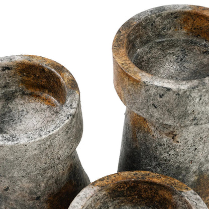 The Gypsy Candle Holder Antique Grey Large