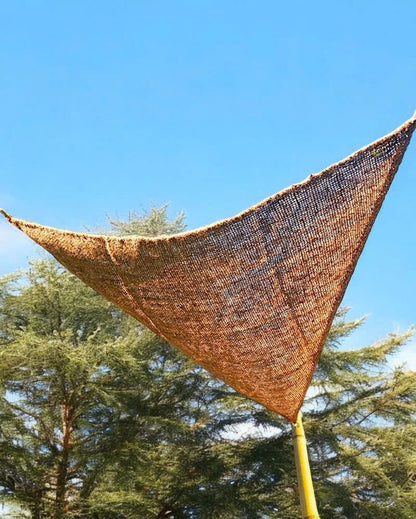 De Coco Shade Driehoekig- Naturel - 350x350